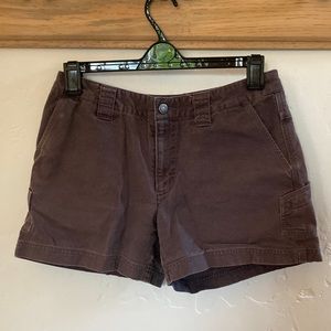 Patagonia Stand Up shorts, size 6, dark gray.